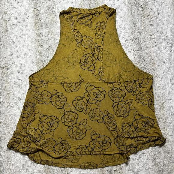 Sun & Shadow High Neck Flowy Floral Tank Top Boho Women's XL - Picture 8 of 8